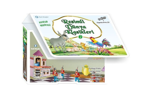 KolektifÇocuk Gençlik RomanlarıResimli Dünya Klasikleri 2 Seti - Yeşil Seri 32 Sayfa (10 Kitaplı Okuma Seti + Değerlendirme Eki)