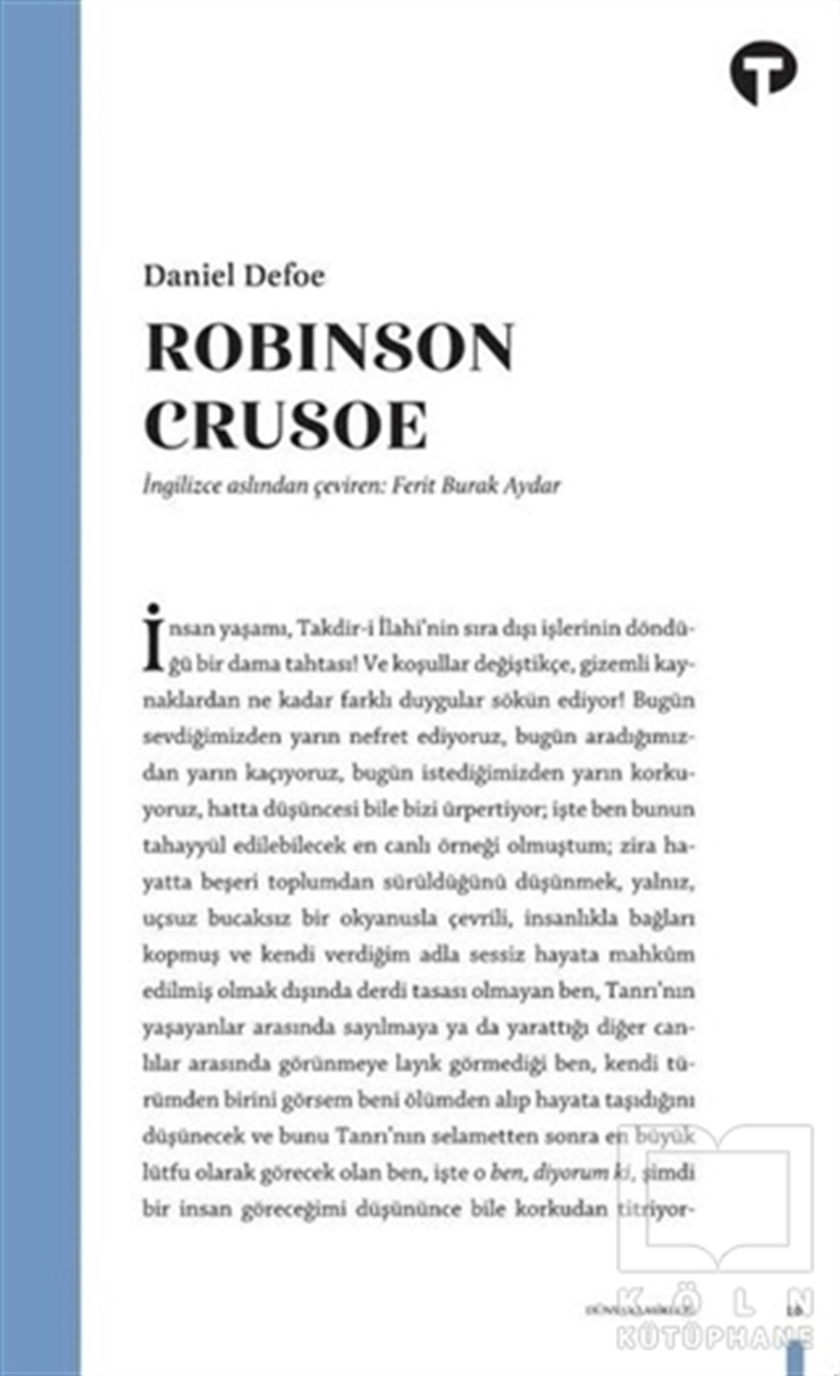 Daniel DefoeRomanRobinson Crusoe