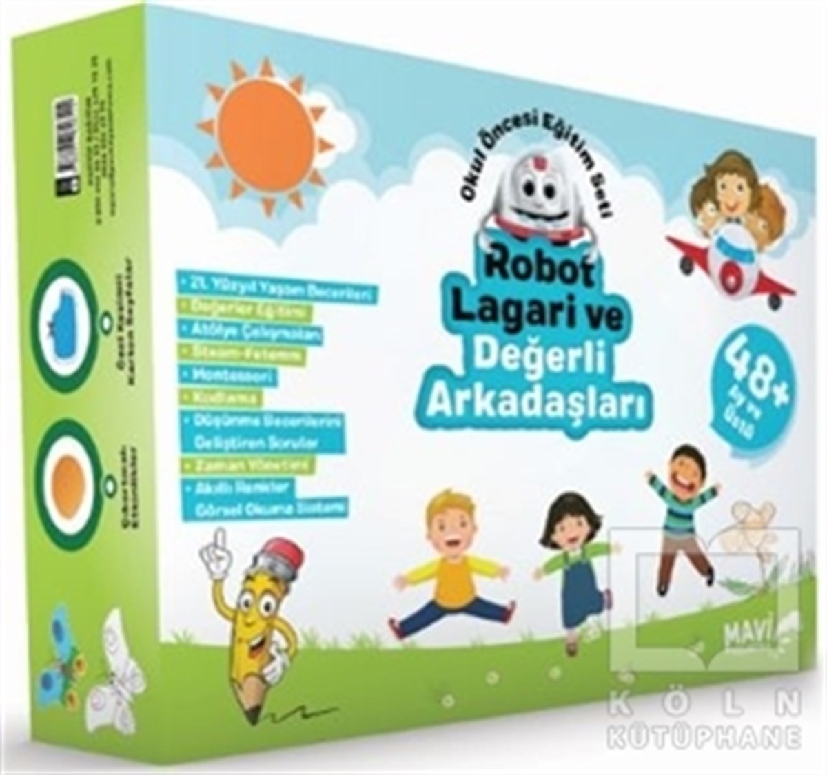 Elife Handan ÖzOkul Öncesi Resimli KitaplarRobot Lagari ve Değerli Arkadaşları - Okul Öncesi Eğitim Seti 48 Ay ve Üstü