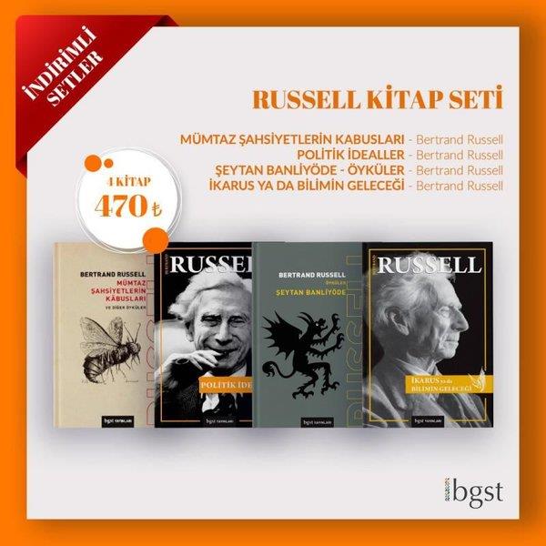 Bertrand RussellSosyoloji KitaplarıRussell Kitap Seti - 4 Kitap Takım