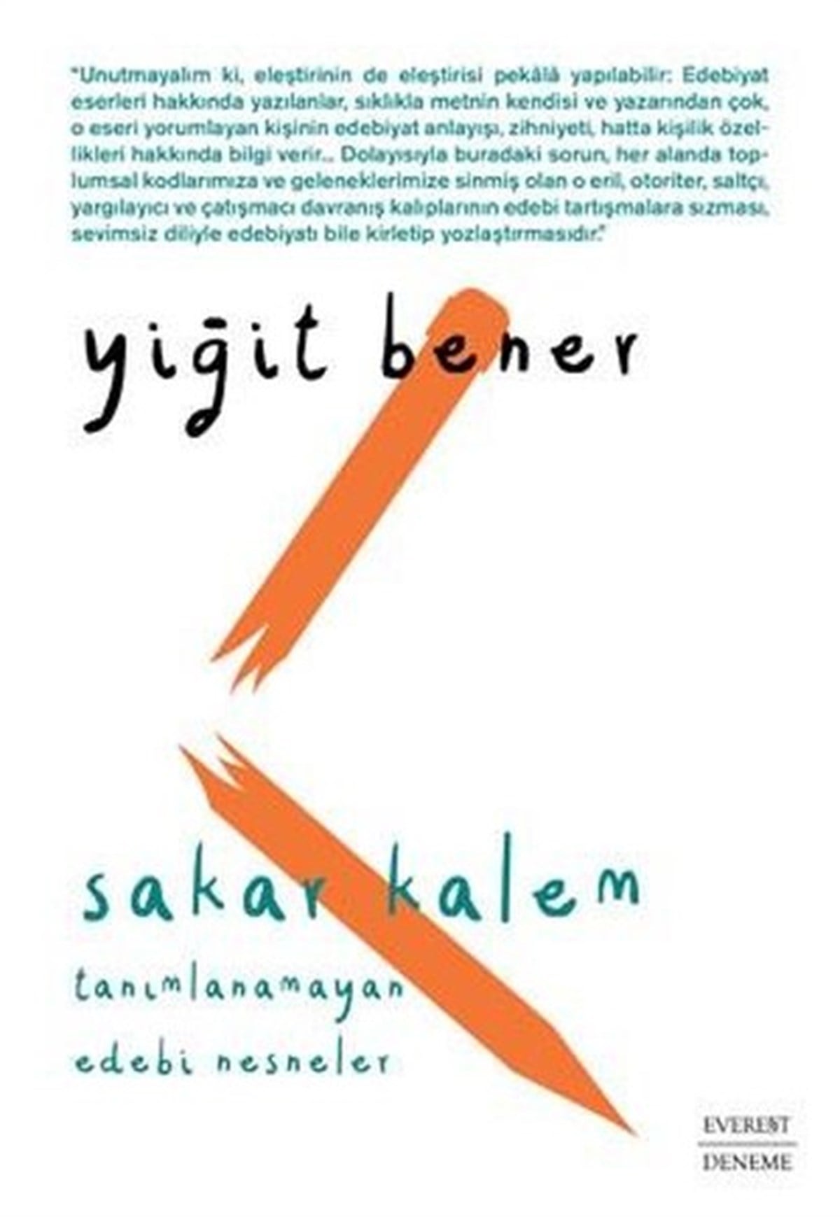 Yiğit BenerDeneme KitaplarıSakar Kalem