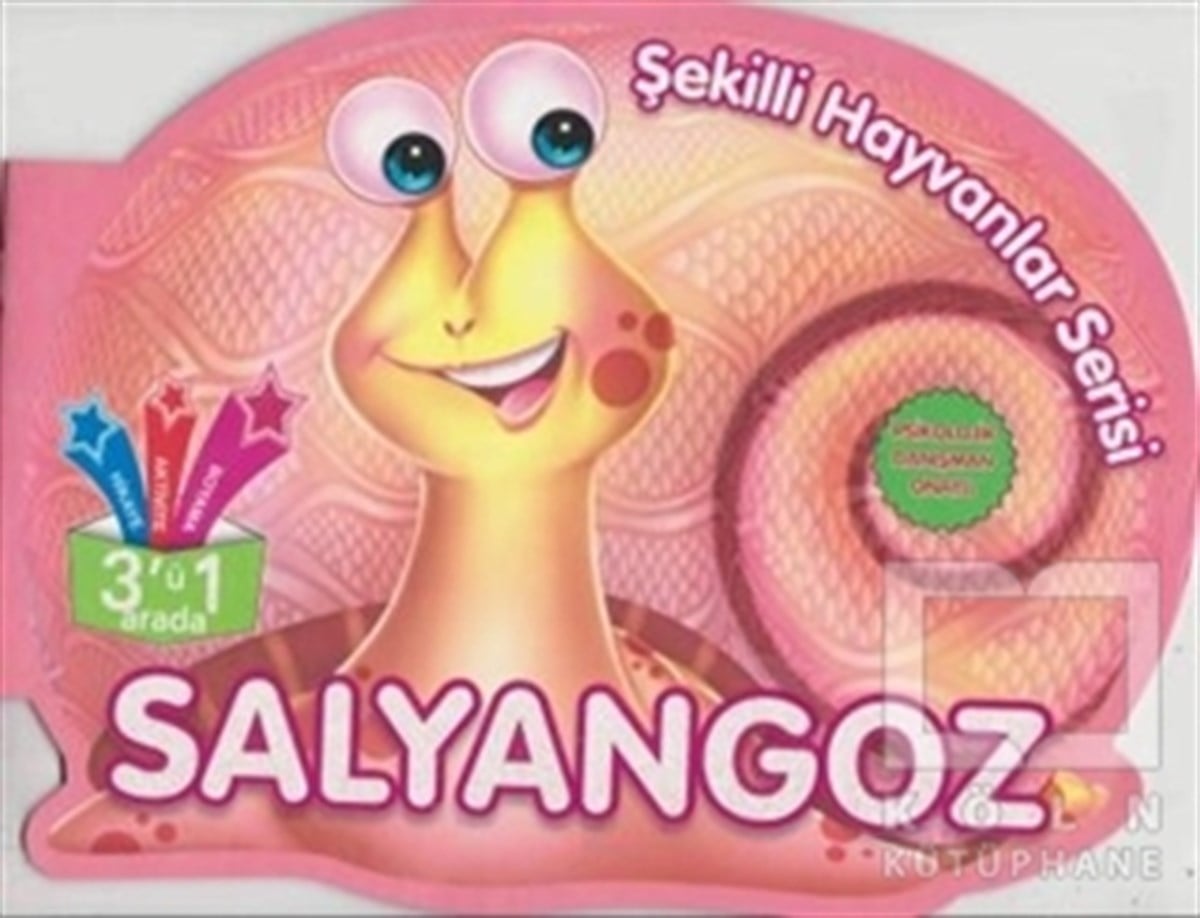 KolektifOkul Öncesi Şekilli KitaplarSalyangoz - Şekilli Hayvanlar Serisi