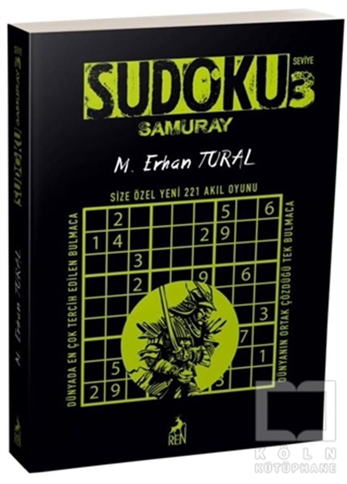 Mustafa Erhan TuralBilmece & Bulmaca KitaplarıSamuray Sudoku 3