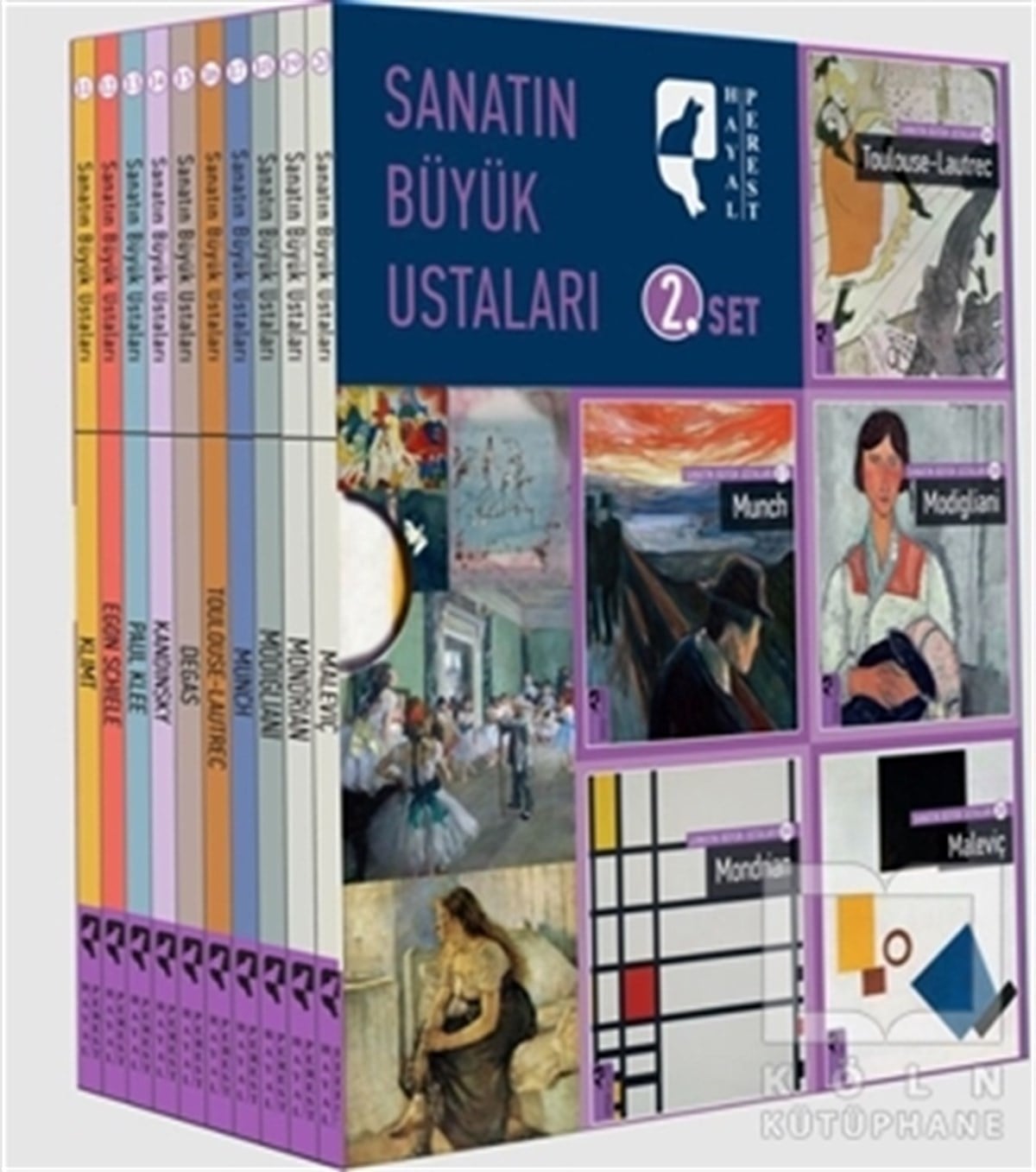 KolektifReferans Sanat KitaplarıSanatın Büyük Ustaları 2.Set (10 Kitap Takım)