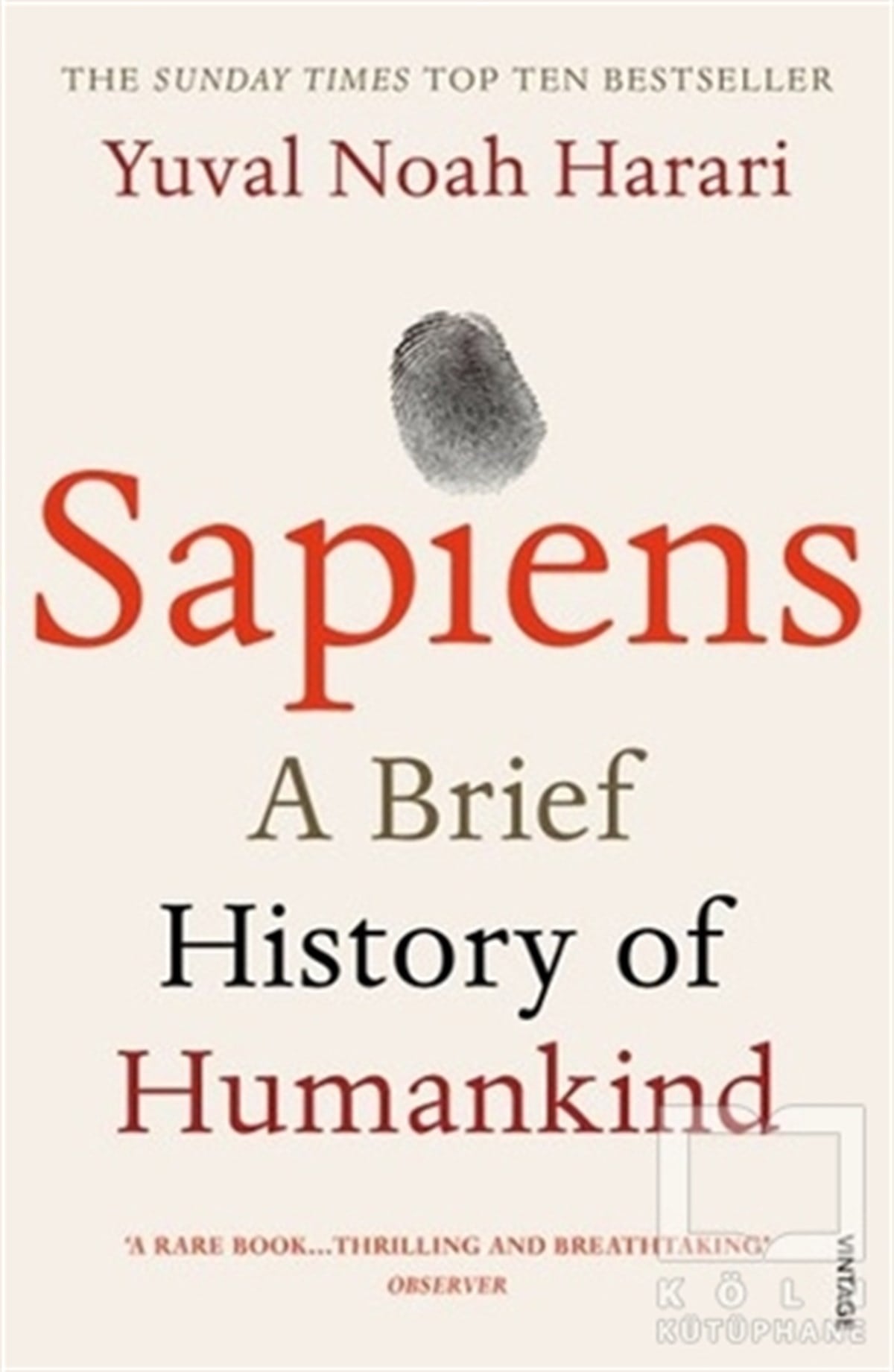 Yuval Noah HarariYabancı Dilde KitaplarSapiens: A Brief History of Humankind