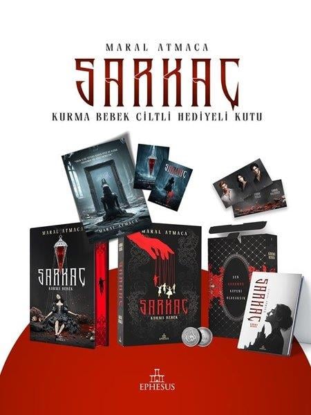 Maral AtmacaTürk RomaniSarkaç Cilt 1 - Kurma Bebek - Yan Boyamalı - Hediyeli Kutu