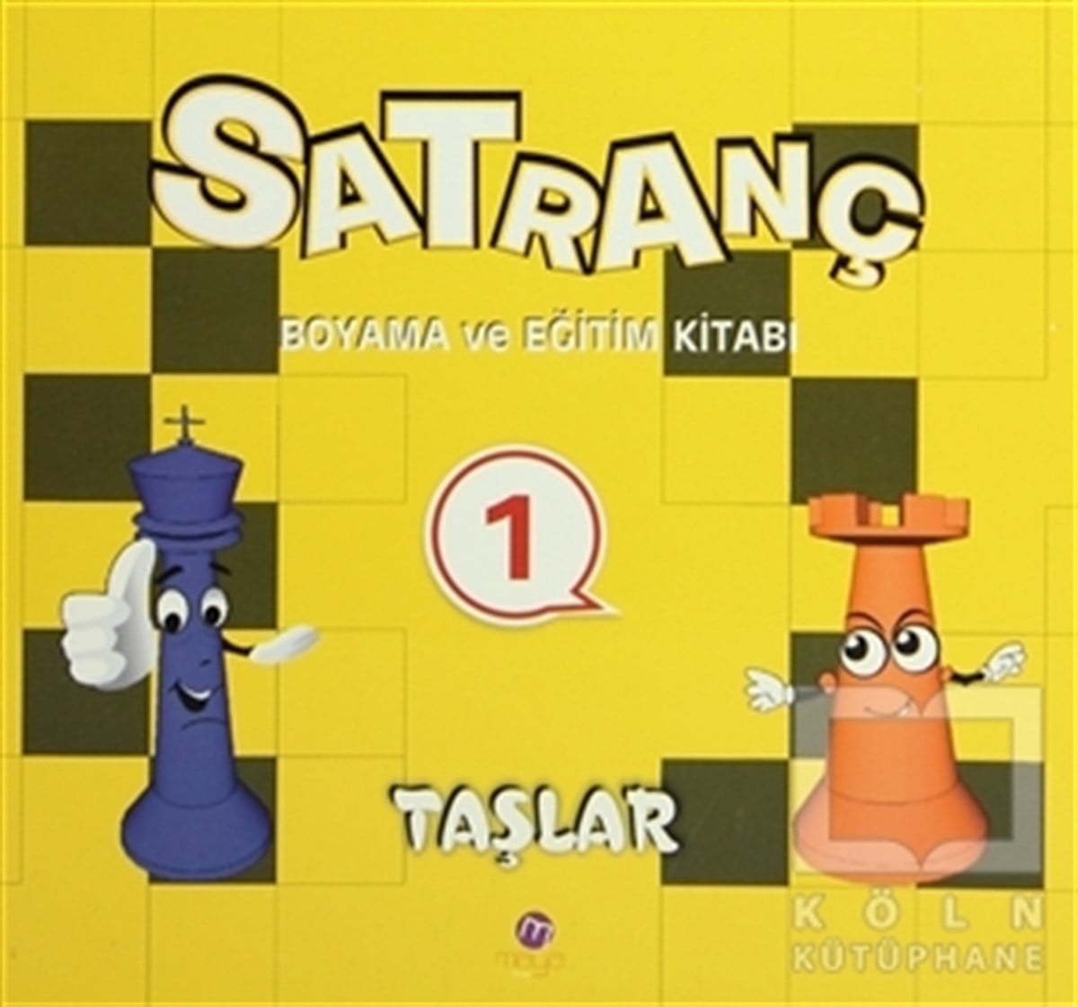 KolektifBoyama KitaplarıSatranç Boyama Kitabı 1 - Taşlar