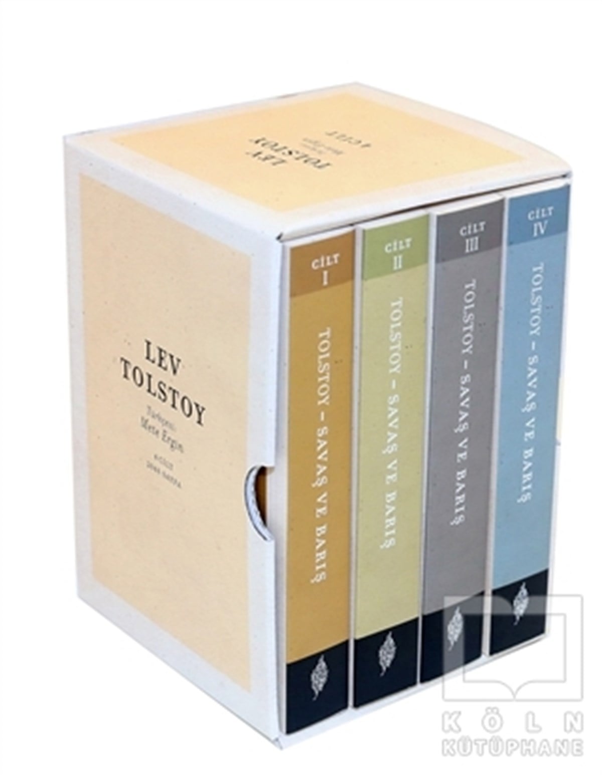 Lev Nikolayeviç TolstoyRomanSavaş ve Barış (4 Cilt Takım)
