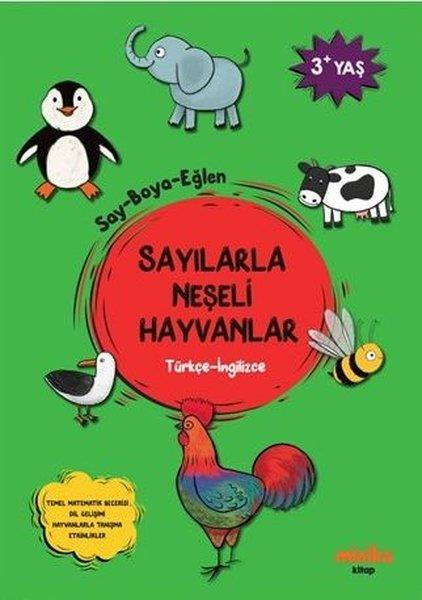 Selim MenekşeEgitim Etkinlik KitaplariSayılarla Neşeli Hayvanlar Türkçe - İngilizce 3+Yaş