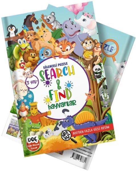 KolektifEgitim Etkinlik KitaplariSearch & Find-Hayvanlar - Eğlenceli Puzzle 3+ Yaş