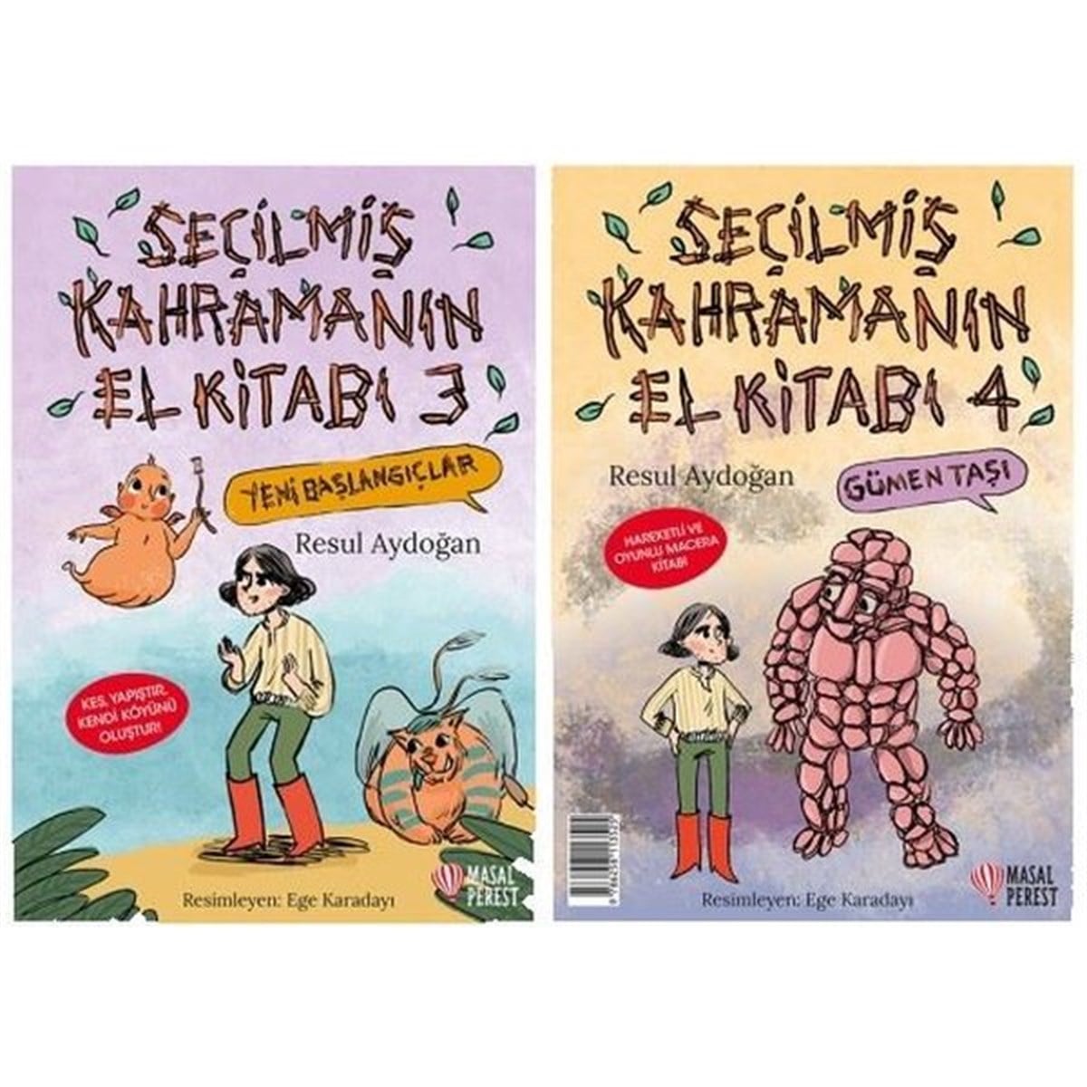 Resul AydoğanEtkinlik KitaplarıSeçilmiş Kahramanın El Kitabı Seti - 2 Kitap Takım