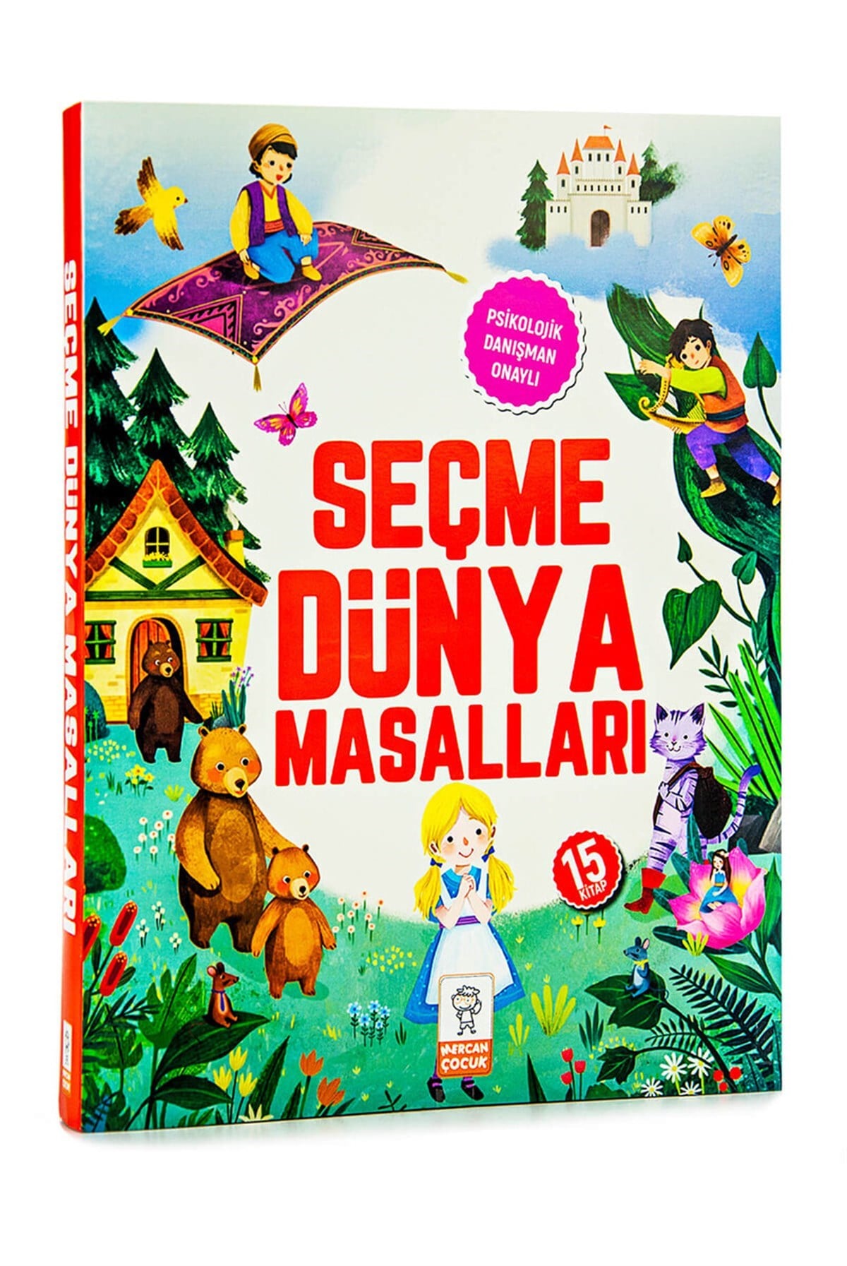 Seçme Dünya Masalları Resimli (15 Kitap Set) (5, 6, 7 Yaş ve Üstü)