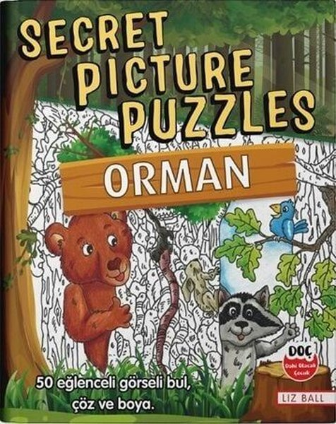 Liz BallEtkinlik KitaplarıSecret Picture Puzzles - Orman