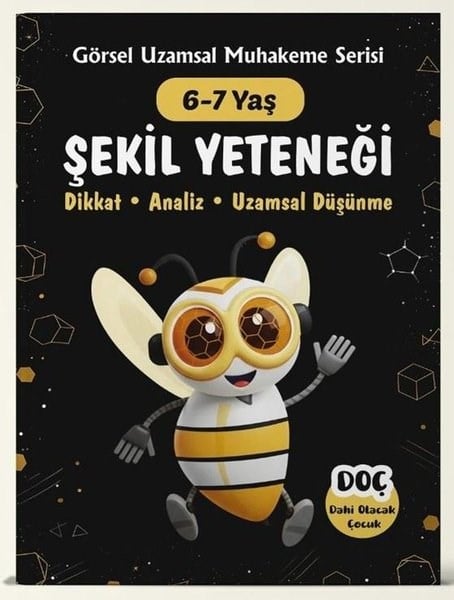 KolektifEgitim Etkinlik KitaplariŞekil Yeteneği 6 - 7 Yaş - Dikkat Analiz Uzamsal Düşünme