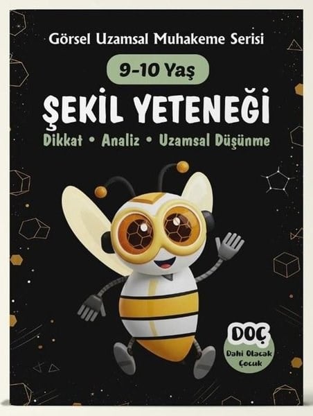 KolektifEgitim Etkinlik KitaplariŞekil Yeteneği 9 - 10 Yaş - Dikkat Analiz Uzamsal Düşünme
