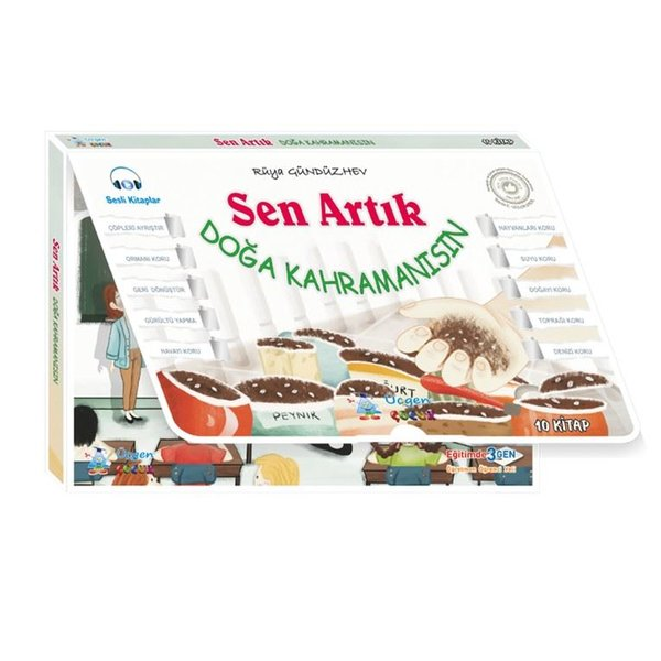 Rüya GündüzhevÇocuk Gençlik RomanlarıSen Artık Doğa Kahramanısın Seti - 10 Kitap Takım - Kutulu 16 Sayfa (10 Kitaplı Okuma Seti + Değerle