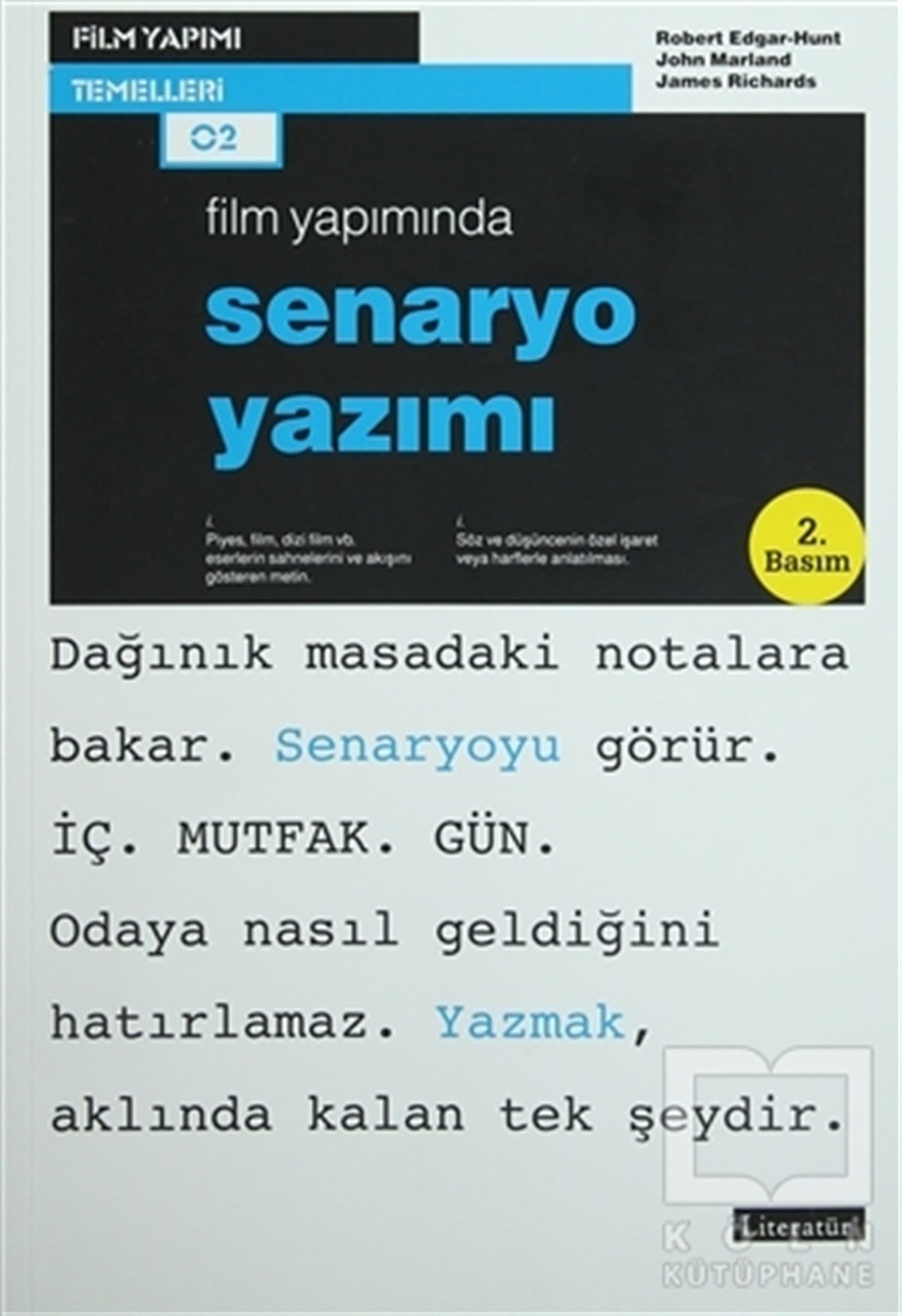 Robert Edgar-HuntSahne SanatlarıSenaryo Yazımı