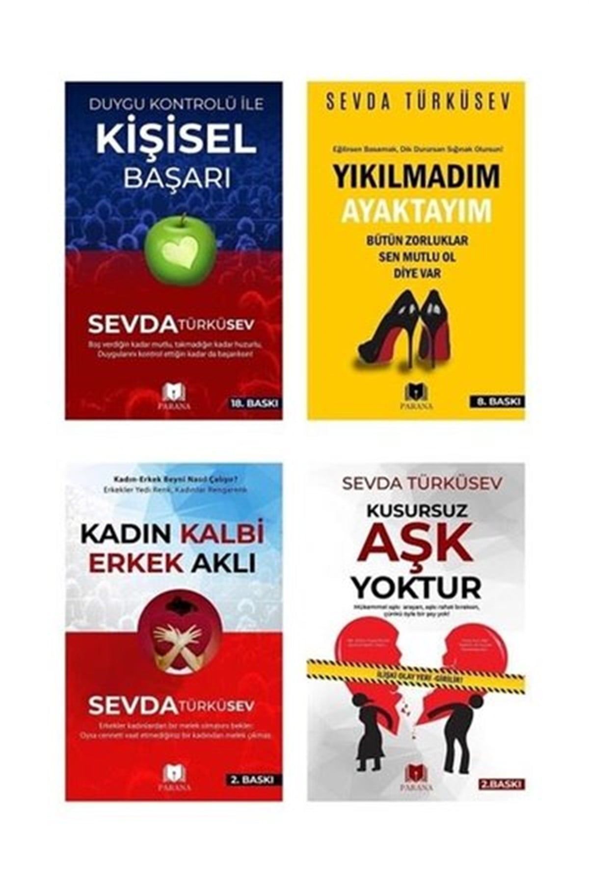 Sevda TürküsevKişisel Gelişim KitaplarıSevda Türküsev Seti - 4 Kitap Takım