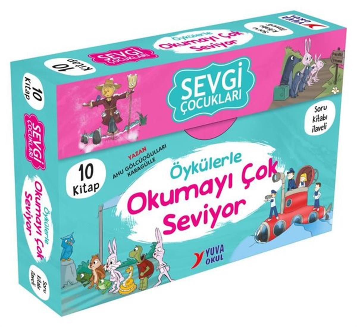 Ahu GölcüoğullarıÇocuk Gençlik RomanlarıSevgi Çocukları Öykülerle Okumayı Çok Seviyor Seti - 10 Kitap Takım - 3-4. Sınıflar İçin
