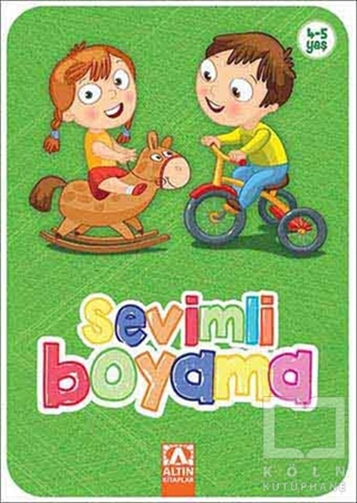 KolektifBoyama KitaplarıSevimli Boyama (Yeşil)