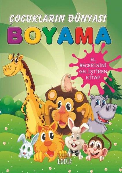 KolektifBoyama KitaplarıSevimli Hayvanlar - Çocukların Dünyası Boyama Kitabı 4