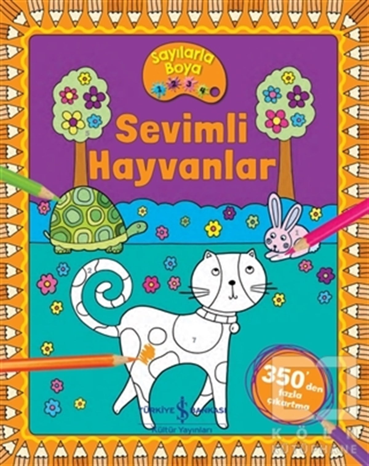 KolektifBoyama KitaplarıSevimli Hayvanlar – Sayılarla Boya