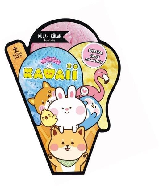 KolektifBoyama KitaplarıSevimliler Kawaii - Külah Külah Boyama