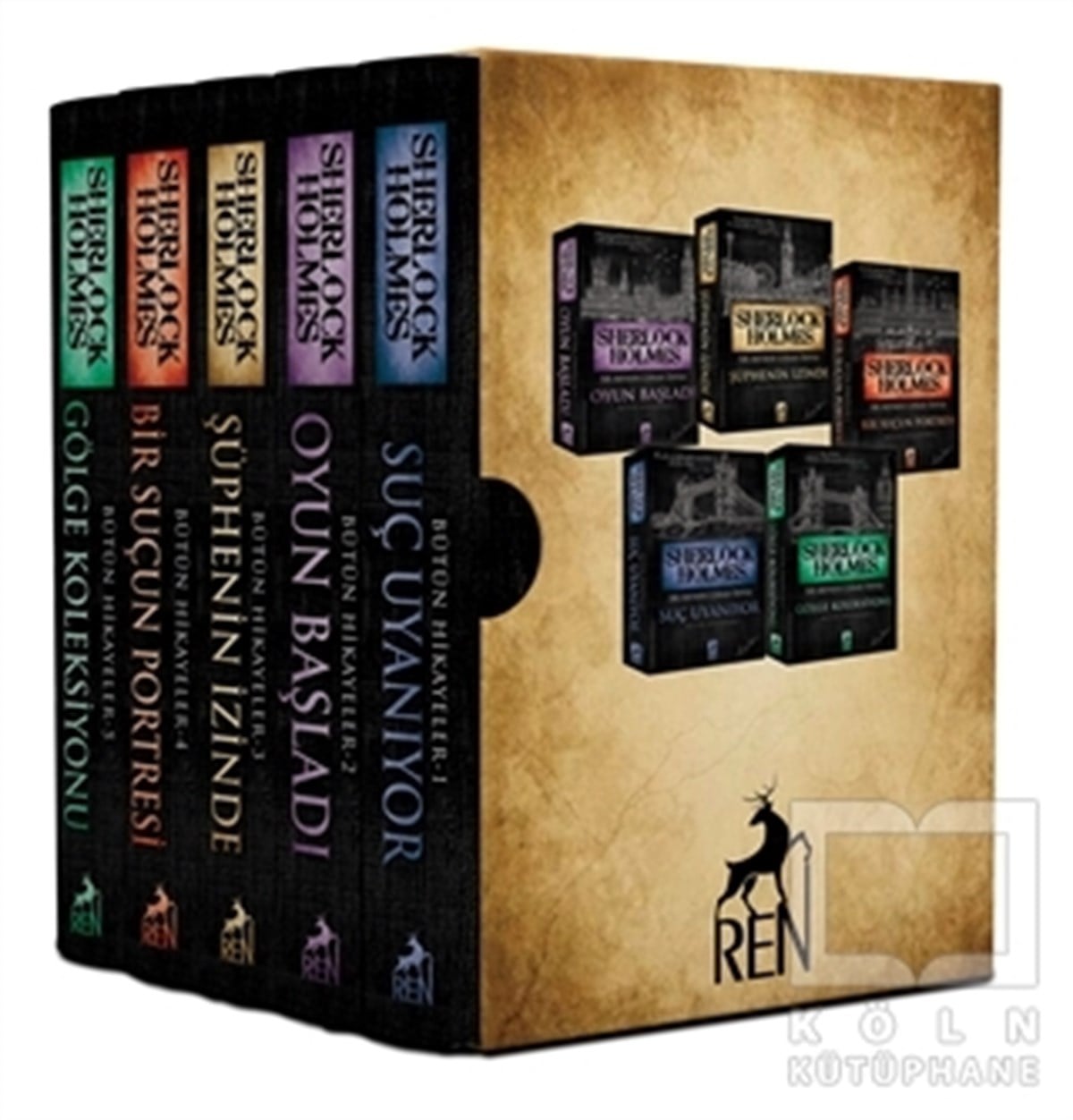 Sir Arthur Conan DoylePolisiyeSherlock Holmes - Bütün Hikayeler (5 Kitaplık Kutulu Set)