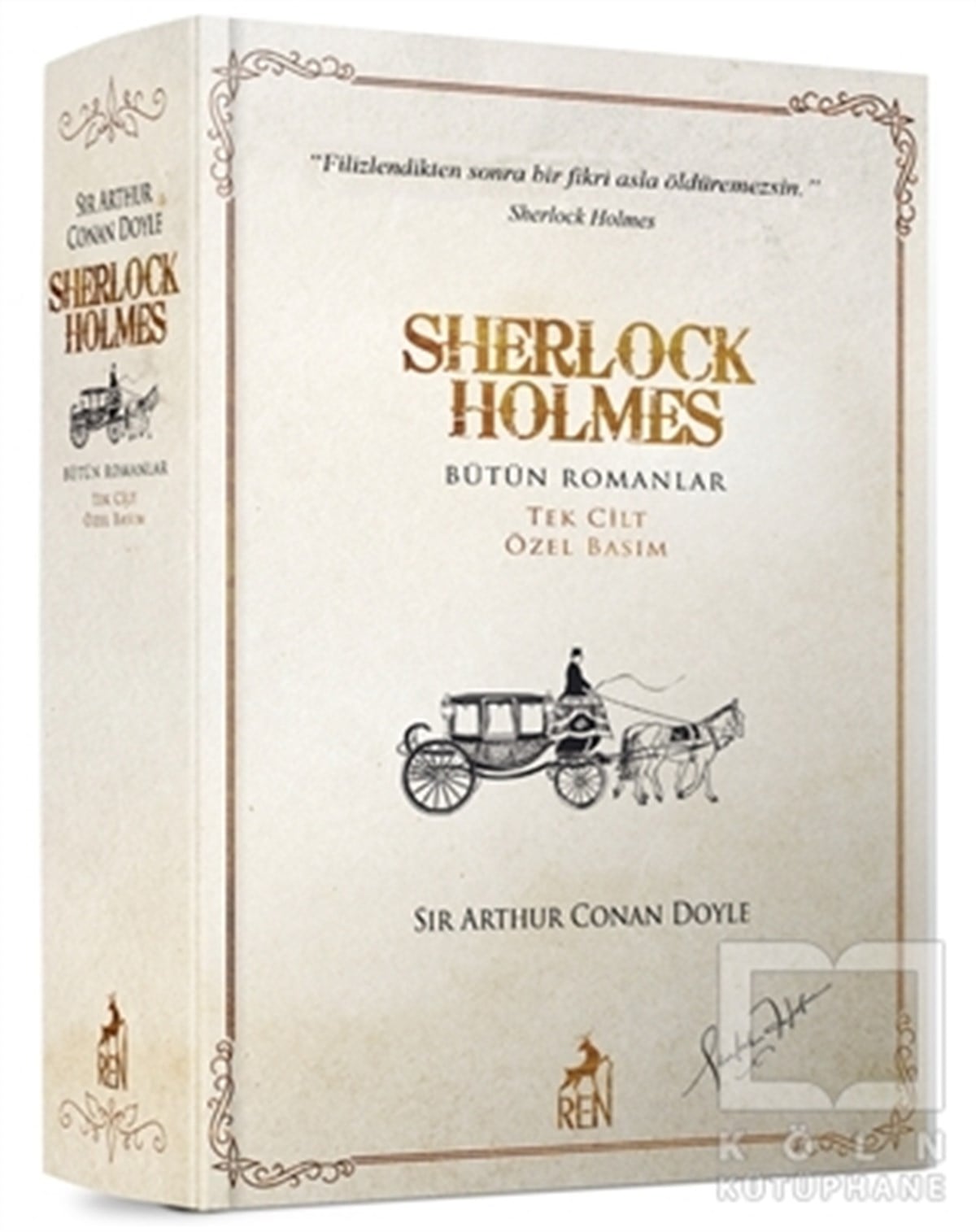 Sir Arthur Conan DoylePolisiyeSherlock Holmes Bütün Romanlar (Tek Cilt Özel Basım)