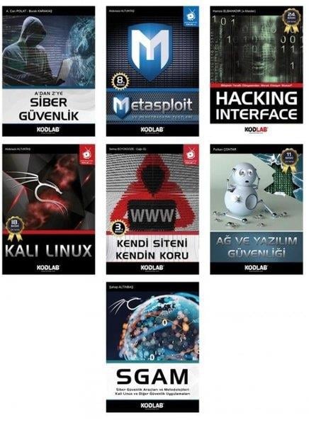 KolektifDonanimSiber Güvenlik Eğitim Seti 2 - 7 Kitap Takım