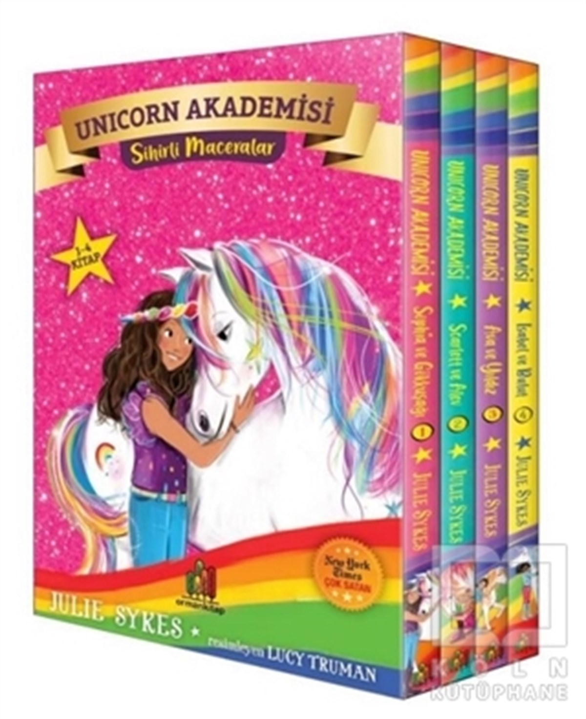 Julie SykesÇocuk RomanlarıSihirli Maceralar - Unicorn Akademisi Seti (4 Kitap Takım)