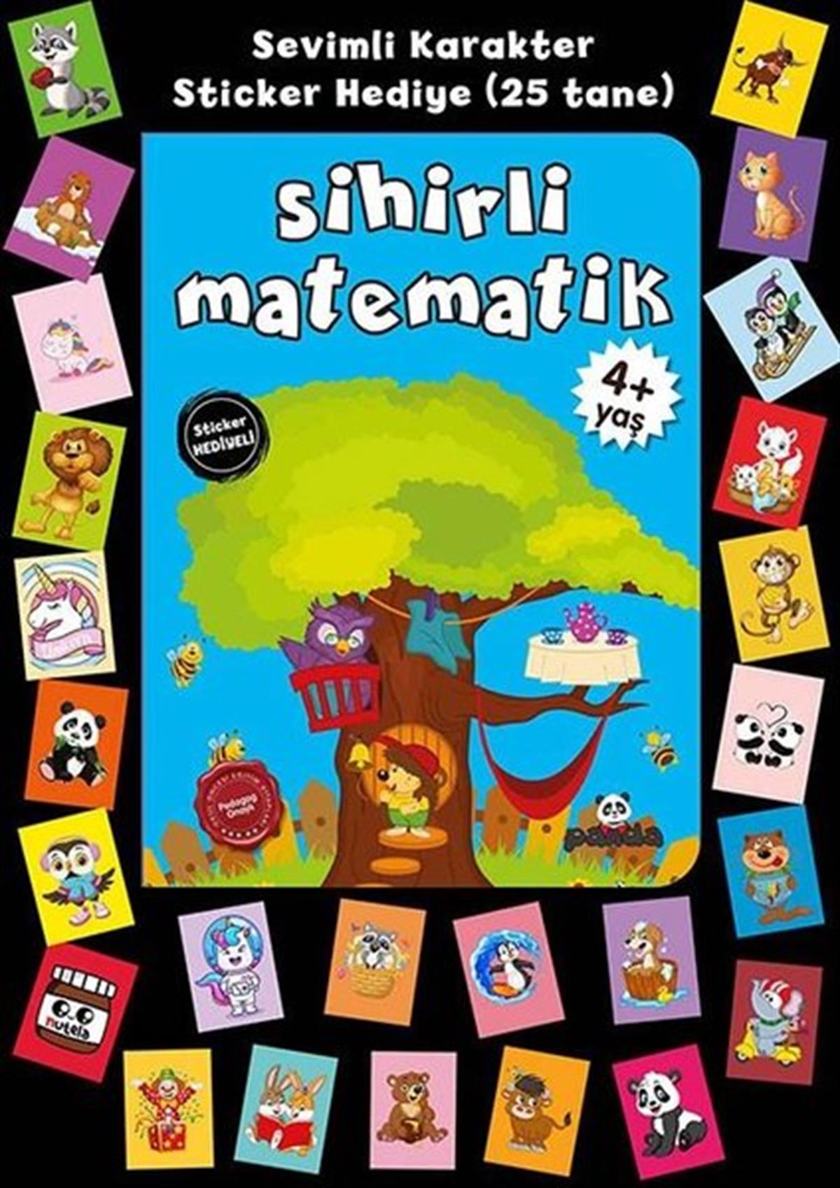 Afife ÇorukEgitim Etkinlik KitaplariSihirli Matematik - Stickerlı 4+ Yaş