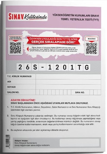 KolektifTYT Tüm DerslerSınav Kalitesinde TYT Deneme: ÖSYM Verilerine Göre Gerçek Sıralamananı Gör