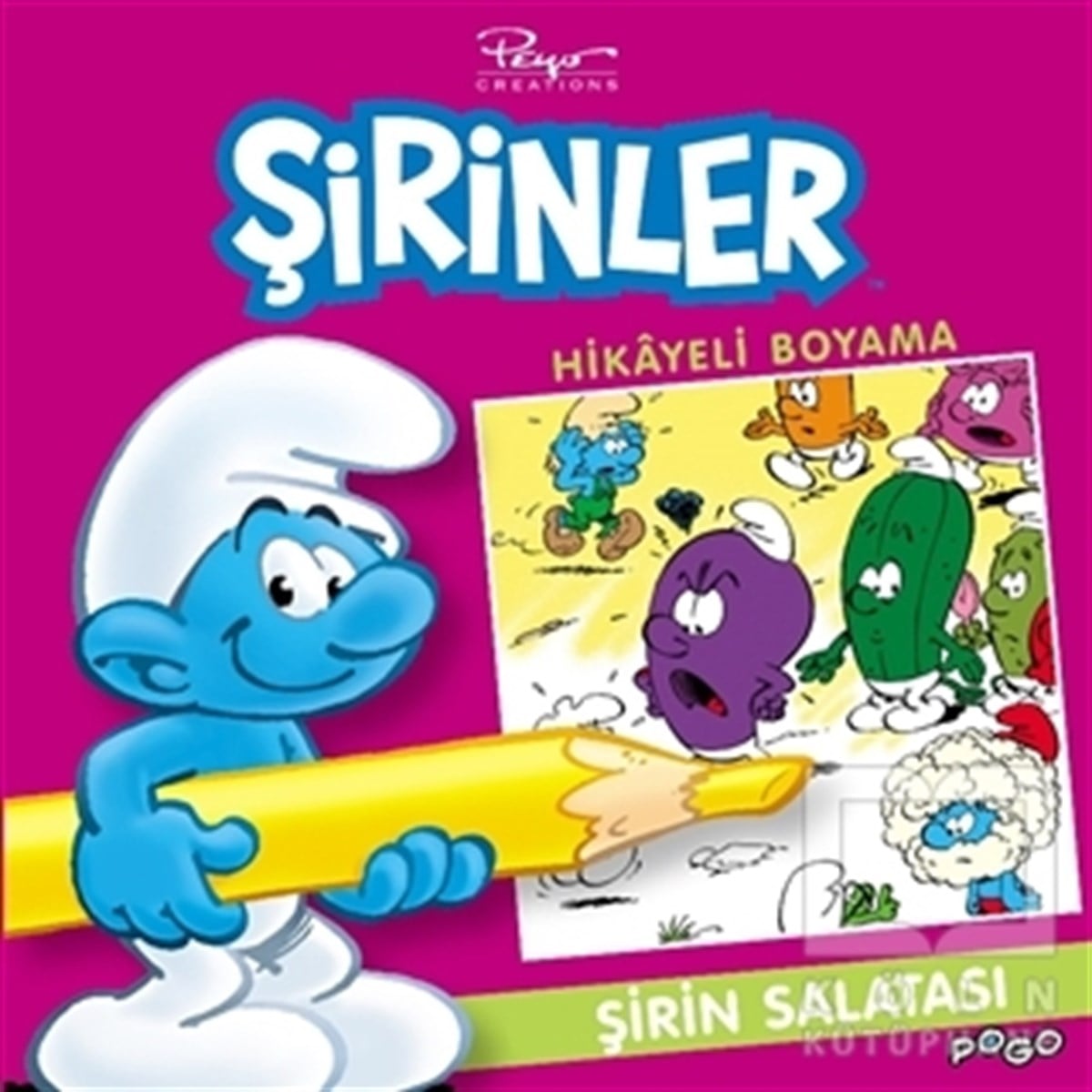 KolektifEtkinlik KitaplarıŞirin Salatası Hikayeli Boyama - Şirinler