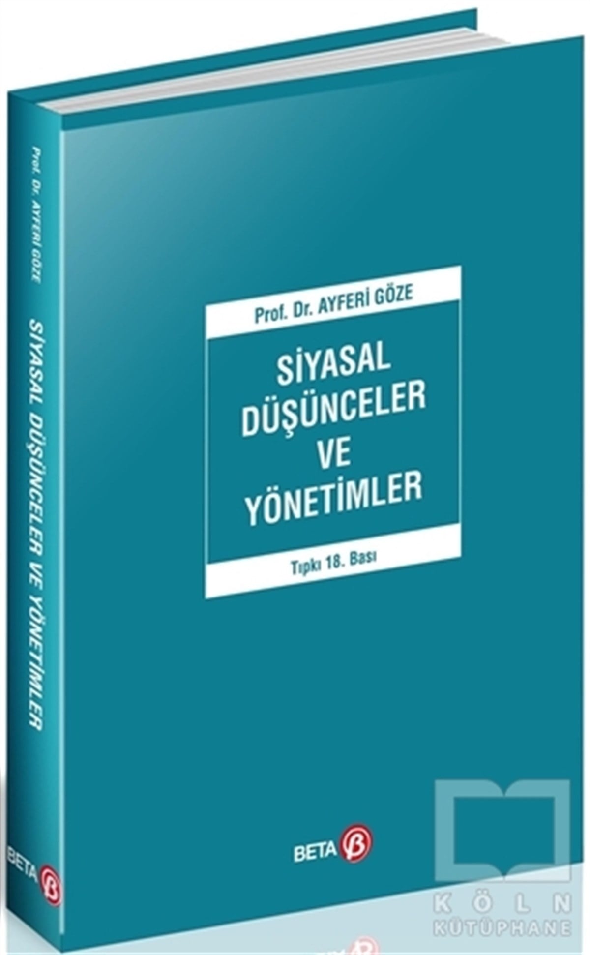 Ayferi GözeHukuk Ders KitaplarıSiyasal Düşünceler ve Yönetimler