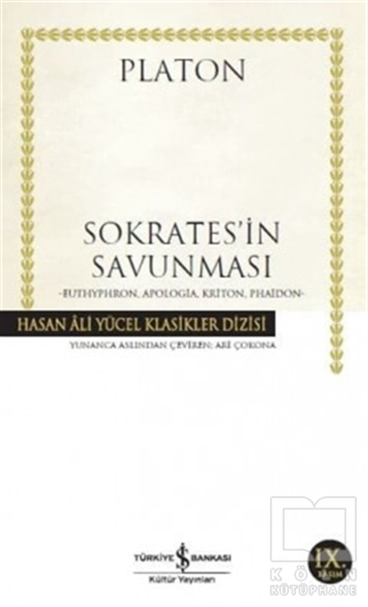 Platon (Eflatun)Felsefe TarihiSokrates’in Savunması