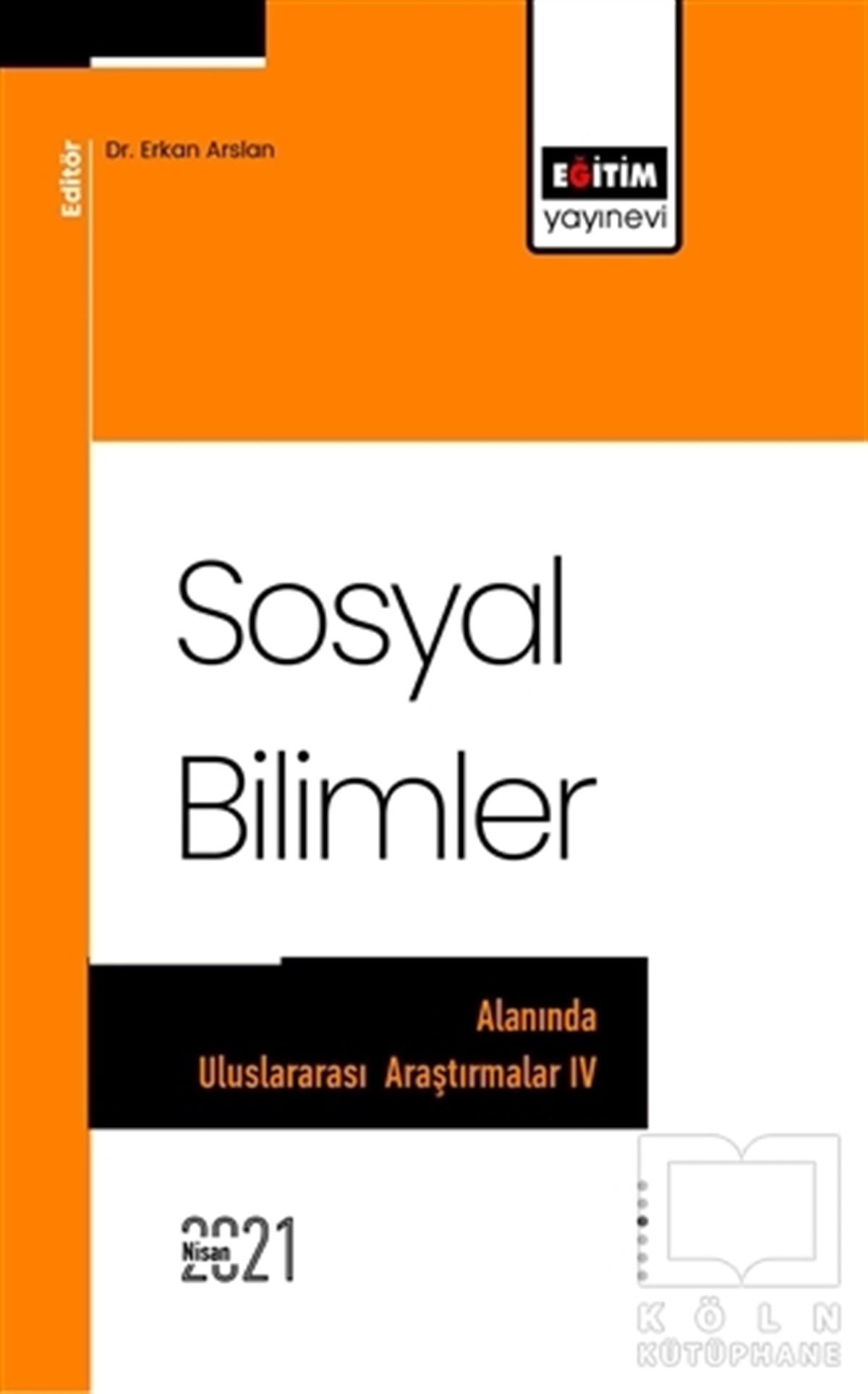 Erkan ArslanSosyal Bilimler KitaplarıSosyal Bilimler