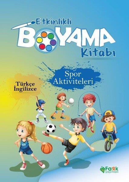KolektifEgitim Etkinlik KitaplariSpor Aktiviteleri - Etkinlikli Boyama Kitabı - Türkçe - İngilizce
