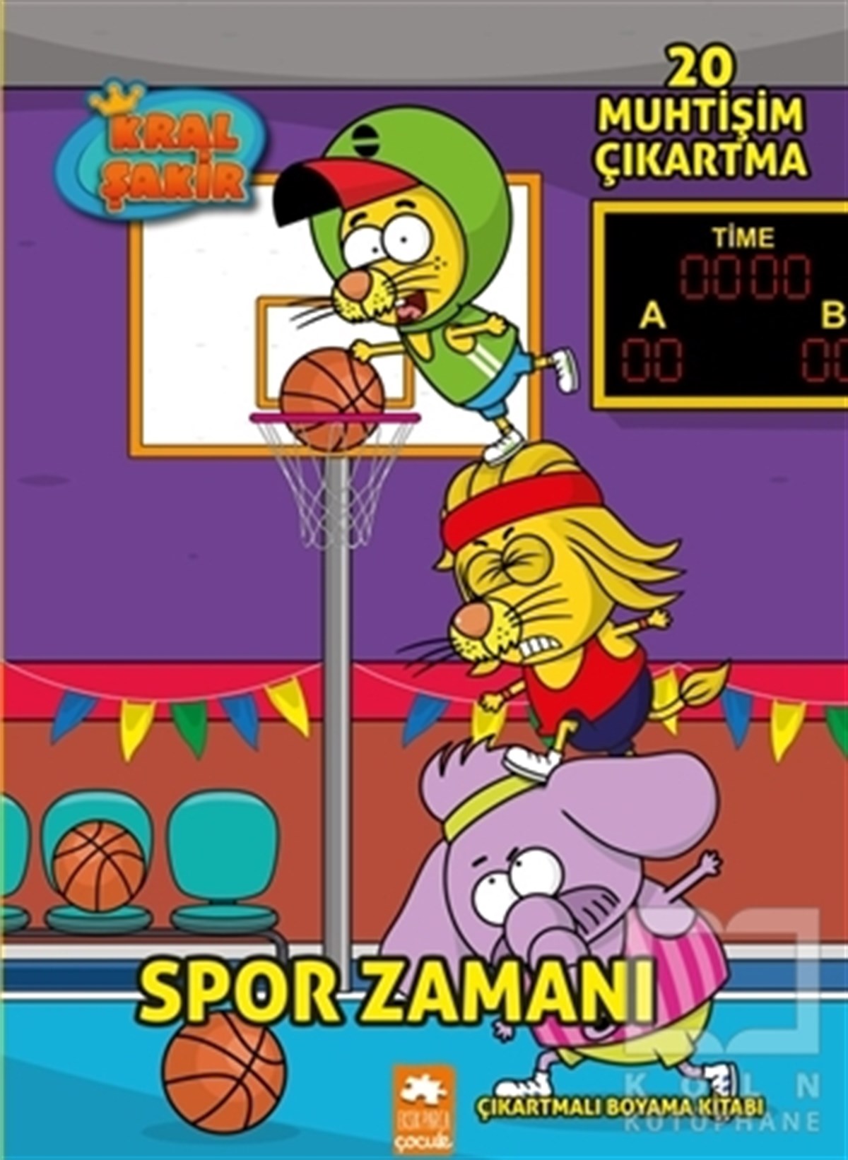 KolektifÇıkartmalı KitaplarSpor Zamanı - Kral Şakir