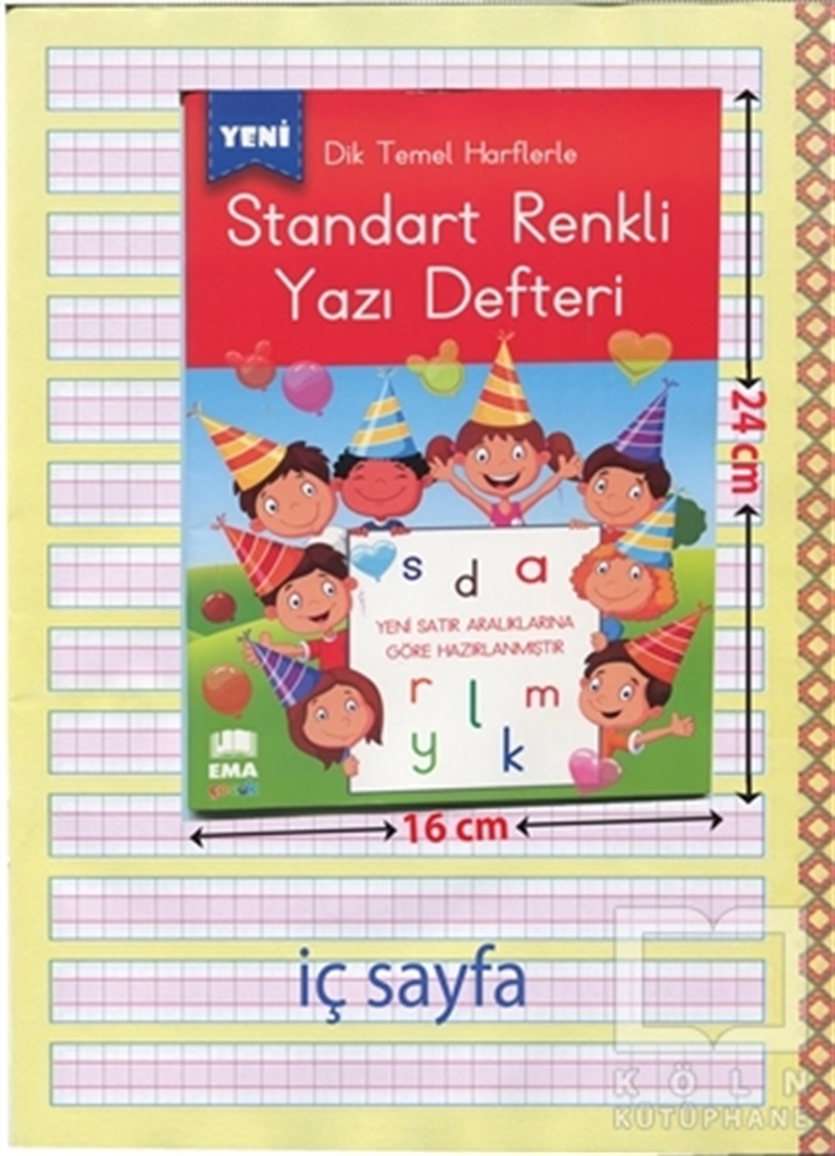 KolektifDiğerStandart Renkli Yazı Defteri