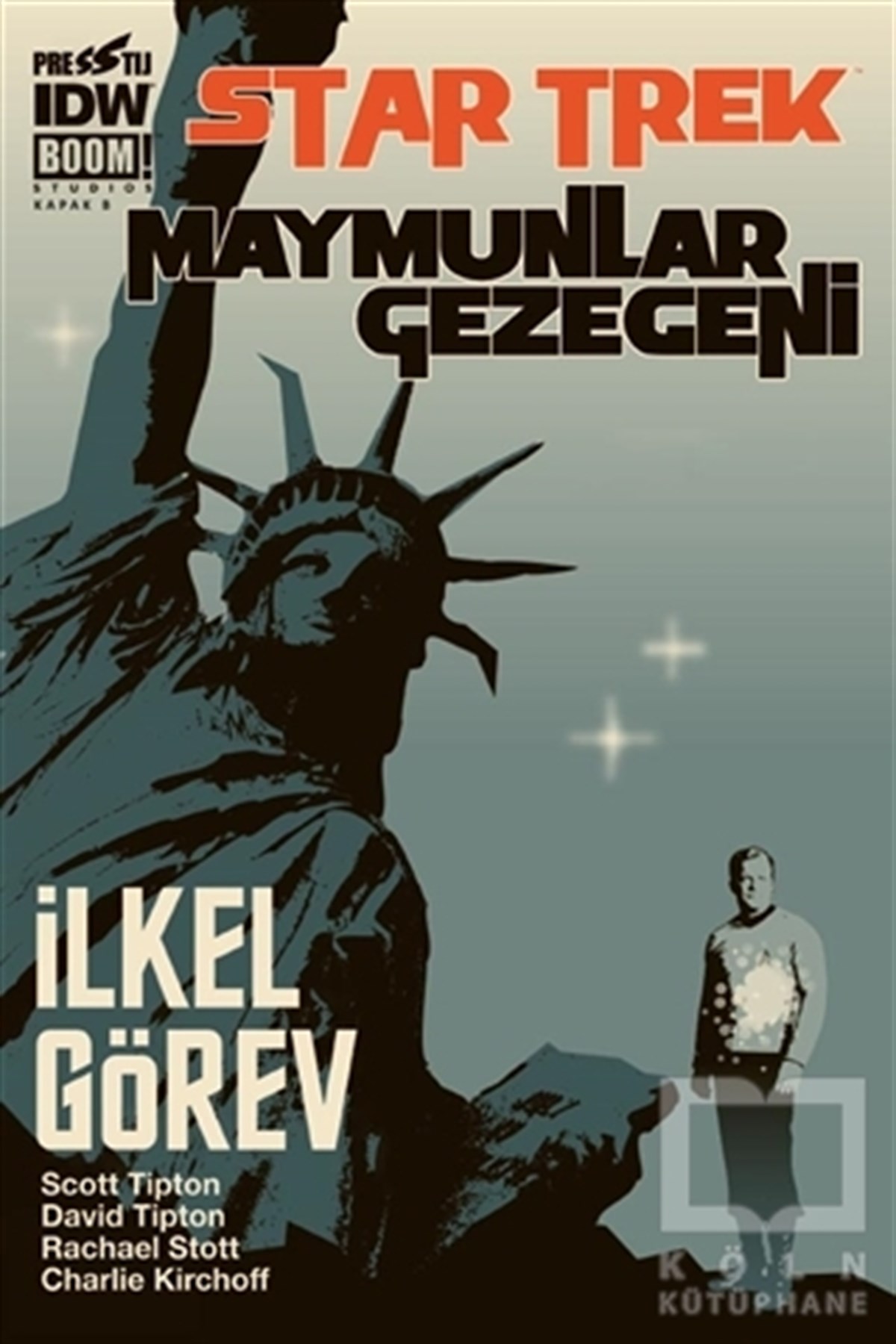 Scott TiptonÇizgi RomanStar Trek Maymunlar Gezegeni - Kapak B