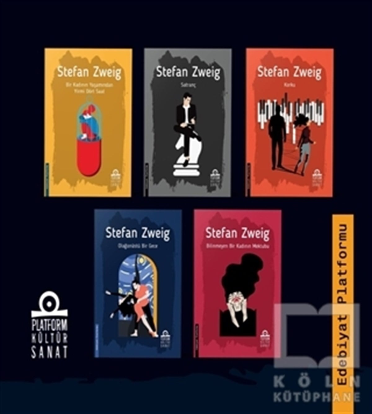 Stefan ZweigTürkçe RomanlarStefan Zweig Set (5 Kitap Takım)