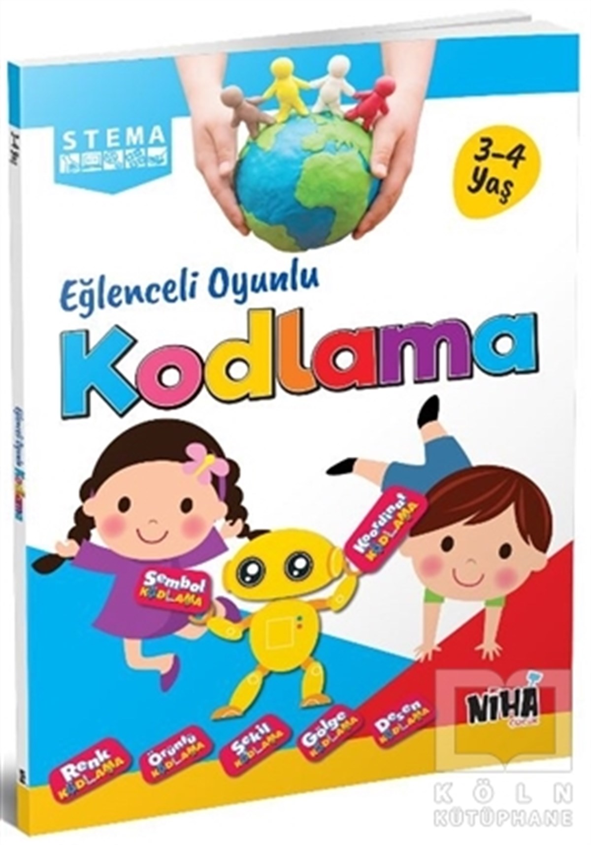 KolektifEtkinlik KitaplarıStema Eğlenceli Oyunlu Kodlama (3-4 Yaş)