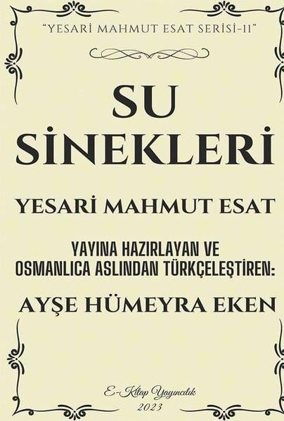 Yesari Mahmut EsatDünya RomanSu Sinekleri