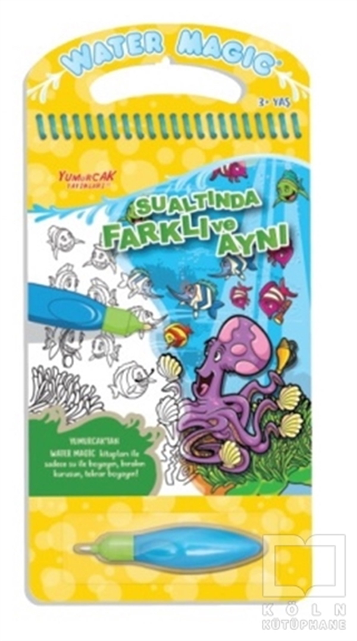 KolektifBoyama KitaplarıSualtında Farklı ve Aynı - Water Magic Boyama Kitabı