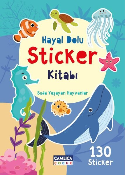 KolektifEgitim Etkinlik KitaplariSuda Yaşayan Hayvanlar - Hayal Dolu Sticker Kitabı 2