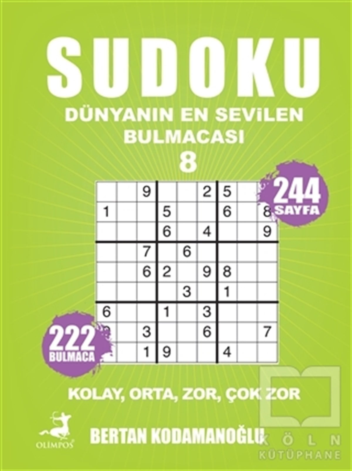 Bertan KodamanoğluBilmece & Bulmaca KitaplarıSudoku - Dünyanın En Sevilen Bulmacası 8