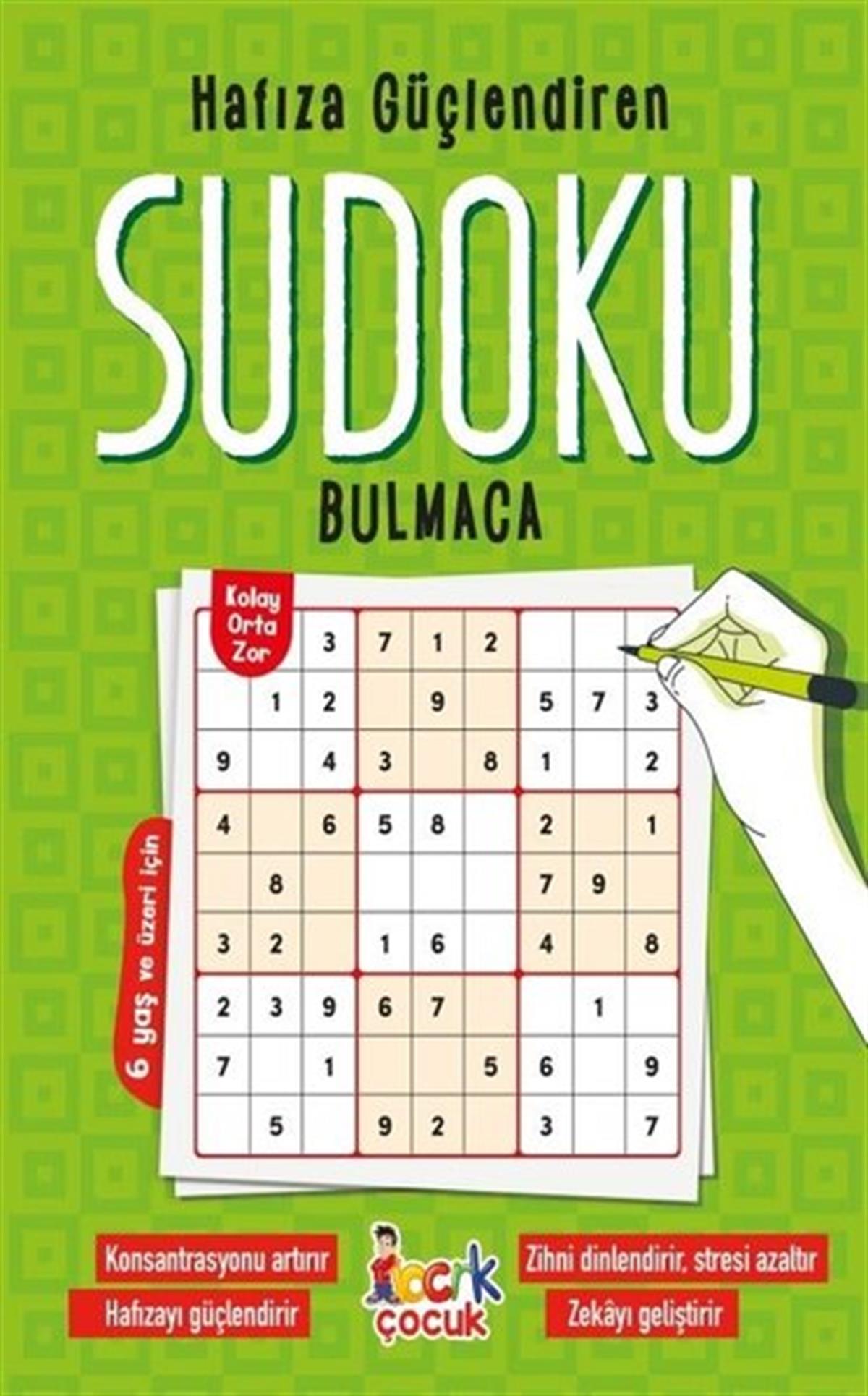 KolektifEtkinlik KitaplarıSudoku Bulmaca - Hafıza Güçlendiren 6+ Yaş