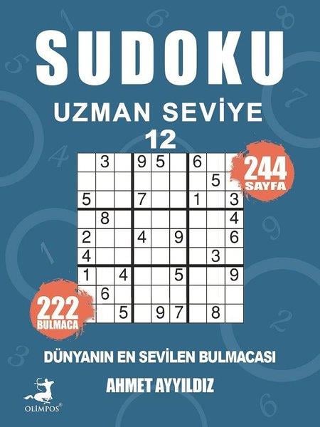 Ahmet AyyıldızBilmece & Bulmaca KitaplarıSudoku Uzman Seviye 12