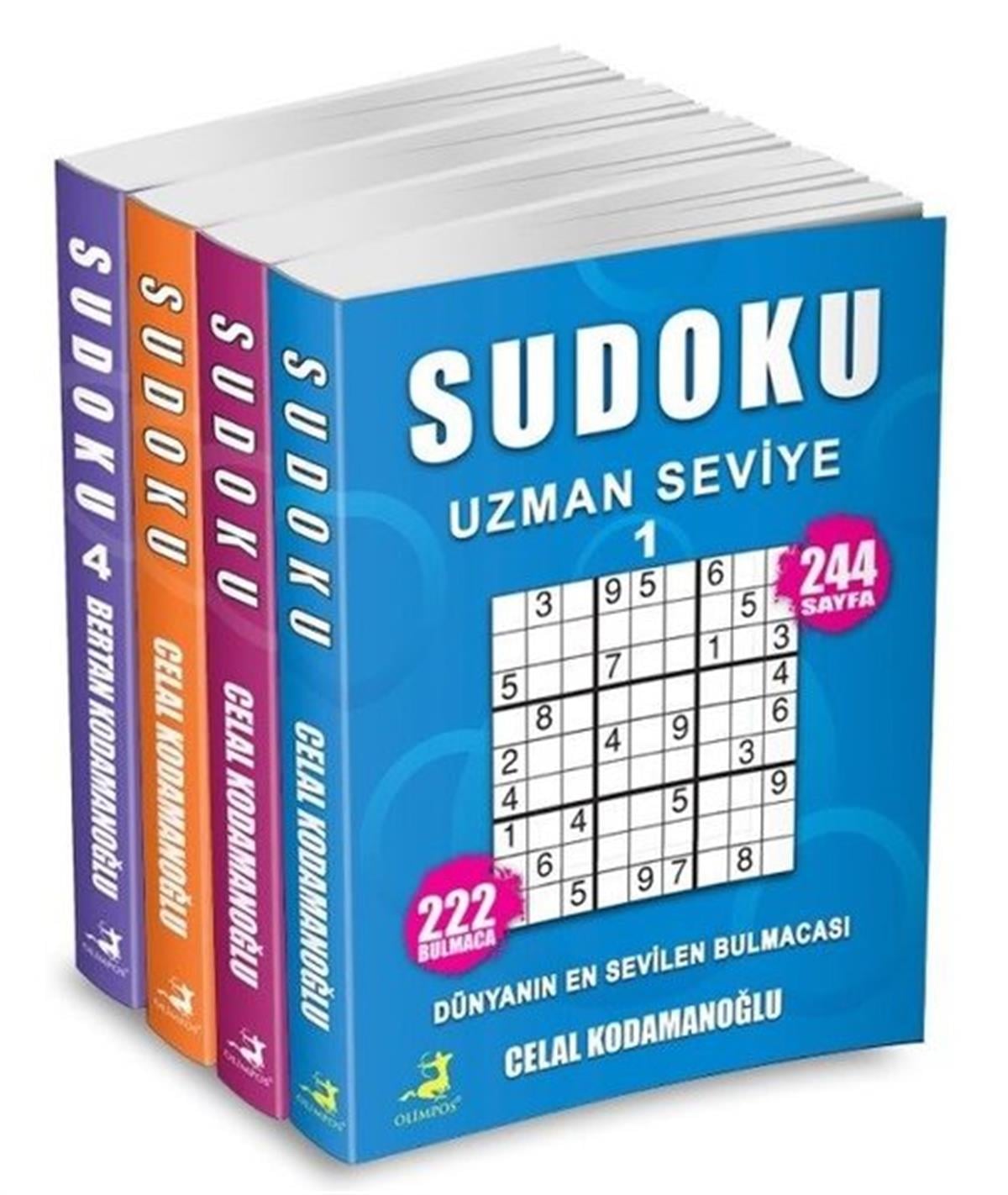 Köln KütüphaneBilmece & Bulmaca KitaplarıSudoku Uzman Seviye Seti - 4 Kitap Takım